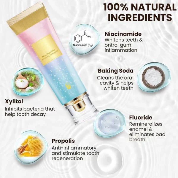 🔥 Japanese Patent🔥 Niacinamide Whitening Toothpaste